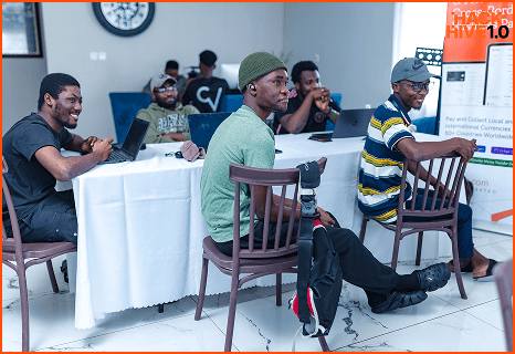 HackHive participants building together